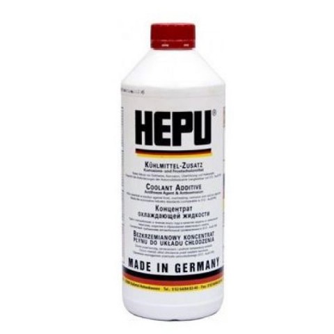 Антифриз червен HEPU концентрат 1,5л.